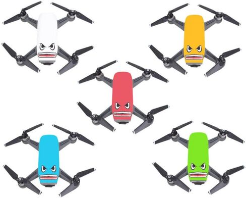 Drone Sticker Adhesive Quadcopter Decal Cartoon Fish Sticker Compatible with Mavic 3 Mini Se Air 2s, Mini Drone Accessories in Saudi Arabia