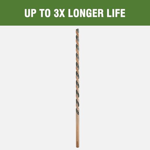 3/16 x 18 Inch Long Drill Bit M2 High Speed Steel Drilling for Wood and Metal, with 13 Inch Flute in Saudi Arabia