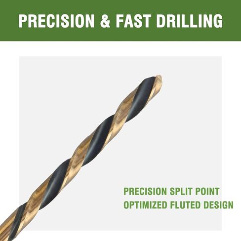 3/16 x 18 Inch Long Drill Bit M2 High Speed Steel Drilling for Wood and Metal, with 13 Inch Flute in Saudi Arabia