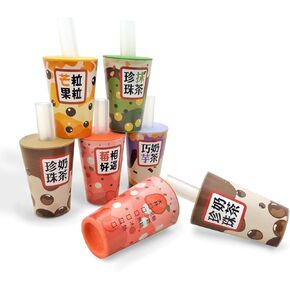 Prince 8 Pack Ocean Animal 3D Erasers with Wheels ، محايات غير PVC صديقة للبيئة تتميز بالحيتان والدلافين وأسماك القرش بألوان معكرون ممتعة in Kuwait