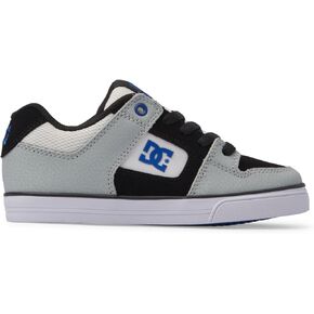 حذاء DC Boy's Pure Skate ، أبيض ، 4 طفل كبير in Kuwait
