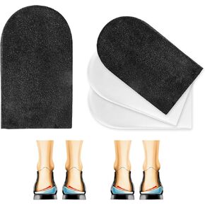 3 Layers Adjustable Orthopedic Heel Wedge Inserts Supination Pronation Correction Insoles Silicone Adhesive Medial Lateral Heel Insoles for Bow Legs Knee Pain Foot Alignment for Men and Women in Kuwait