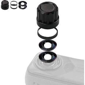 2 Pack Lens Replacement Kit for Insta360 X5, Portbale [2 Pcs] Optical Glass Cover Replacement with Removal Tool + 2 Black Ring Easy Installation, Lens Camera Kit for Insta360-X5 in Kuwait
