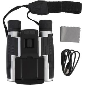 12x32 Binoculars with Camera, HD Bird Watching Binocular with Clear View, 2.4" LCD Display 12X 48MP Pictures 2.5K Videos Camera for Bird Hiking Travel Cruise (Black) in Saudi Arabia