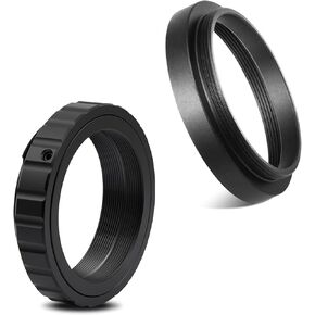 Astromania M43x0.75 Female to M42X0.75 T / T2 Male Thread Telescope Adapter - Bundle with - T Ring Adapter for Nikon in Saudi Arabia