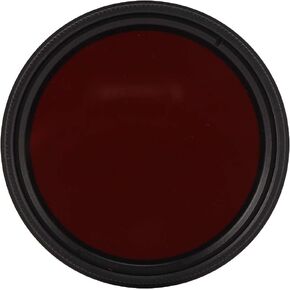 فلتر IR قابل للتعديل من Rengue، دوار، الطول الموجي 530 نانومتر إلى 750 نانومتر، للتصوير بالأشعة تحت الحمراء، فلتر IR قابل للتعديل 43 مم/46 مم، سبائك الألومنيوم، كاميرات نان الرقمية وملحقاتها (43 مم) in Kuwait