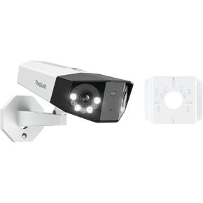 كاميرا حماية مزدوجة العدسات من ريولينك RLA-BKC1 + Duo 2 PoE 4K، رؤية بانورامية 180 درجة، رؤية ليلية ملونة، اكتشاف ذكي in Kuwait