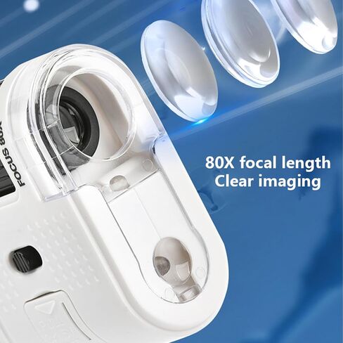 Small Handheld Microscope with 1000X Pocket Sized Microscope Easy Carrying for Classroom & Laboratory Observation Engineering Inspection in Saudi Arabia