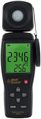 جهاز قياس الضوء الرقمي Luxmeter Lux لمقياس الطيف الضوئي، 1~10,0000 Lux in Kuwait