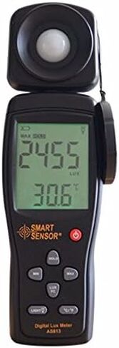 جهاز قياس الضوء الرقمي Luxmeter Lux لمقياس الطيف الضوئي، 1~10,0000 Lux in Kuwait