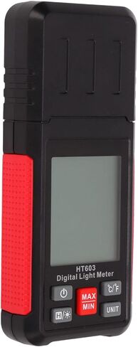 مقياس الضوء الرقمي، 200,000 LX HT603 احترافي عالي الدقة واستجابة سريعة Luxmeter جهاز اختبار سطوع كبير المدى مقياس الإضاءة in Saudi Arabia