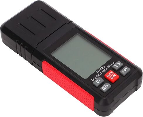 مقياس الضوء الرقمي، 200,000 LX HT603 احترافي عالي الدقة واستجابة سريعة Luxmeter جهاز اختبار سطوع كبير المدى مقياس الإضاءة in Saudi Arabia