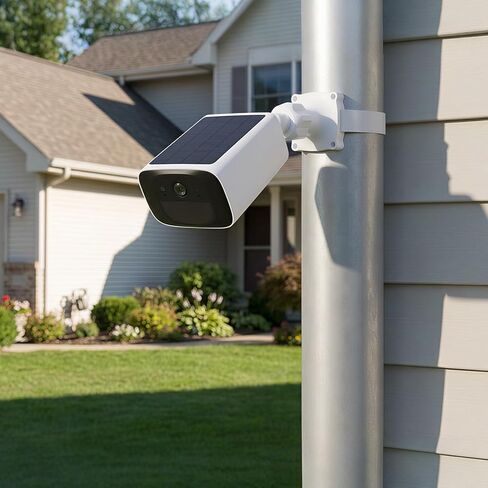 حامل حائط قابل للتعديل 360 درجة مع حزام لـ eufy SoloCam S220، eufy Cam S3 Pro، WYZE Cam، Blink Outdoor 4/ 2K+، Blink mini 2/ 2k+، حامل كاميرا أمان مقاوم للطقس للكاميرا الخاصة بك in Kuwait