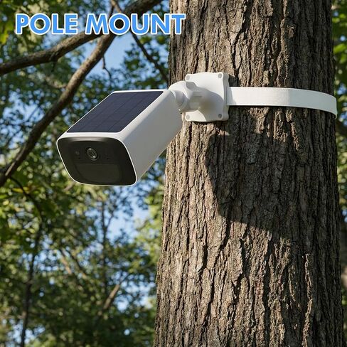 حامل حائط قابل للتعديل 360 درجة مع حزام لـ eufy SoloCam S220، eufy Cam S3 Pro، WYZE Cam، Blink Outdoor 4/ 2K+، Blink mini 2/ 2k+، حامل كاميرا أمان مقاوم للطقس للكاميرا الخاصة بك in Kuwait