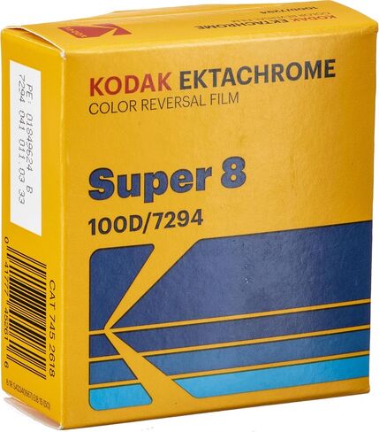 طبقة شفافة ملونة Kodak Ektachrome 100D #7294 (سوبر 8، 50 بوصة) - مع قطعة قماش للتنظيف من الألياف الدقيقة in Kuwait