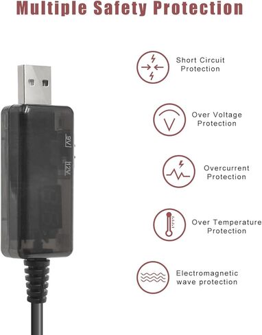 USB Charger Replacement for 90627870-01 Hand Drill, Compatible with Black+Decker BDCSFS30C, BDCSFS30C-CA, BDCS20C, BDCD8C, LI3100, BDCS40G, GSL35 Cordless Screwdriver Power Cable in Saudi Arabia