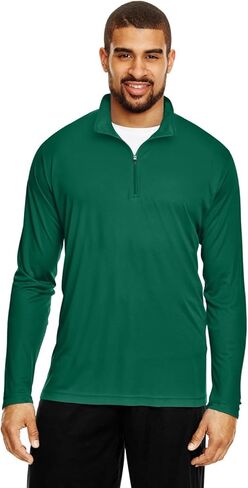 Team 365 Men's Zone Performance Quarter-Zip S SPORT ROYAL in Kuwait