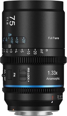 SIRUI Astra 75 مم 1.33X عدسة سينمائية ذات إطار كامل بتركيز تلقائي غير متبلور لكاميرات E Mount، سلسلة FX، سلسلة A7R، سلسلة A9 (توهج محايد) in Saudi Arabia