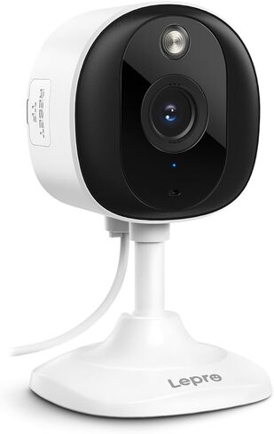 Lepro 2K Security Indoor & Outdoor Camera for Baby Care, Pet Monitoring, Remote Intercom, Night Vision, 2-Way Audio, Cloud & SD Card Storage (SD Card Not Included) in Saudi Arabia