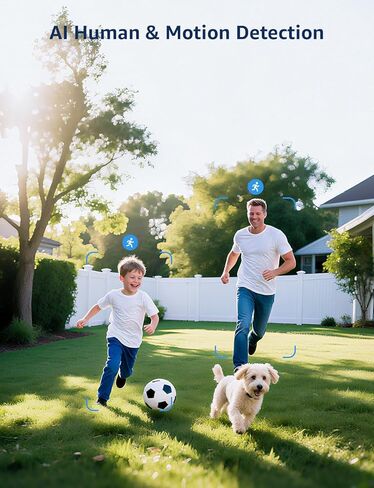 Lepro 2K Security Indoor & Outdoor Camera for Baby Care, Pet Monitoring, Remote Intercom, Night Vision, 2-Way Audio, Cloud & SD Card Storage (SD Card Not Included) in Saudi Arabia