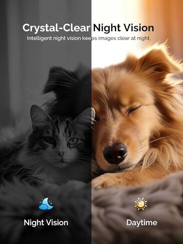 Orison Smart Mobile Pet Camera Robot, 1080P HD Indoor Pet Camera for Home, Auto Patrol & Auto Recharge, Night Vision, Two-Way Audio, App Control, Local Storage in Saudi Arabia