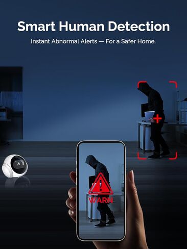 Orison Smart Mobile Pet Camera Robot, 1080P HD Indoor Pet Camera for Home, Auto Patrol & Auto Recharge, Night Vision, Two-Way Audio, App Control, Local Storage in Saudi Arabia