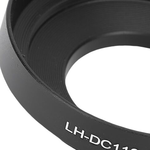 غطاء غطاء عدسة الكاميرا LH DC110 لـ G1 X Mark III G1XIII G1XM3، مع مرشح U V وغطاء العدسة متوافق مع سبائك الألومنيوم خفيف الوزن مانع الضوء الضال للتصوير الفوتوغرافي in Saudi Arabia