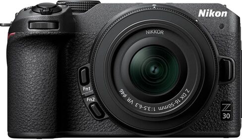 كاميرا تسجيل الفيديو Nikon Z30 بدقة 20.9 ميجابكسل بدقة 4K مع عدسة Nikon NIKKOR Z DX مقاس 16-50 مم f/3.5-6.3 VR وعدسات 50-250 مم f/4.5-6.3 VR + حزمة الملحقات الفاخرة (متجددة) in Saudi Arabia