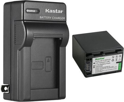 Kastar NP-FH100 AC استبدال شاحن بطارية الجدار لسوني DCR-HC22، DCR-HC23، DCR-HC24، DCR-HC26، DCR-HC27، DCR-HC28، DCR-HC30، DCR-HC32، DCR-HC35، DCR-HC36، DCR-HC37، DCR-HC38 كاميرا الفيديو in Kuwait