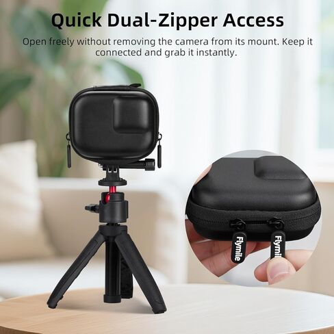 حقيبة حمل BRDRC لجهاز DJI Osmo Action 6 5 Pro 4 3 (للقفص وغطاء العدسة)، حقيبة تخزين صغيرة محمولة غطاء واقٍ مع حلقة تسلق لحزام المعصم لملحقات DJI Osmo Action 6 5 Pro 4 3 in Saudi Arabia