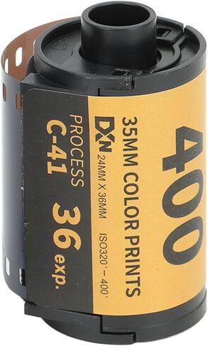 35mm Color Film, Fine Grain Wide Exposure Film HD Camera Color Negative Sensitivity of 320‑400 for 135 Camera (1.9 X 0.9in) (8 Sheet) in Saudi Arabia