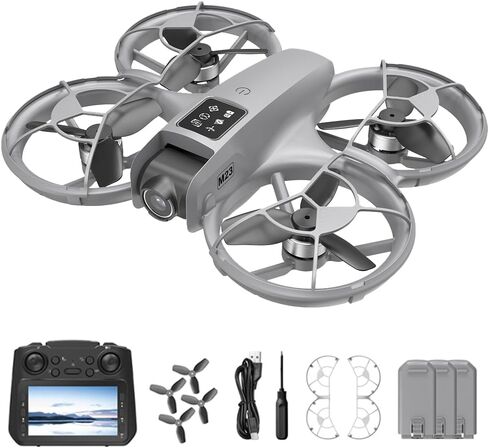 الطائرة بدون طيار M23 FPV Mini، مجهزة بكاميرا تحكم بشاشة 4.5 بوصة ونظام تحديد المواقع GPS، وتدعم تسجيل الفيديو عالي الدقة وتحديد المواقع البصرية. يتيح التحكم في طيران الهاتف الذكي من خلال تبديل العدسات، وتقلبات 360 درجة، ووضع مقطوعة الرأس، واستشعار الجاذب in Saudi Arabia
