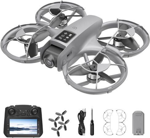 الطائرة بدون طيار M23 FPV Mini، مجهزة بكاميرا تحكم بشاشة 4.5 بوصة ونظام تحديد المواقع GPS، وتدعم تسجيل الفيديو عالي الدقة وتحديد المواقع البصرية. يتيح التحكم في طيران الهاتف الذكي من خلال تبديل العدسات، وتقلبات 360 درجة، ووضع مقطوعة الرأس، واستشعار الجاذب in Kuwait
