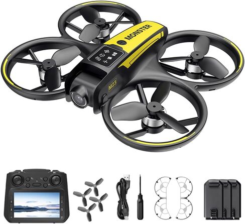 الطائرة بدون طيار M23 FPV Mini، مجهزة بكاميرا تحكم بشاشة 4.5 بوصة ونظام تحديد المواقع GPS، وتدعم تسجيل الفيديو عالي الدقة وتحديد المواقع البصرية. يتيح التحكم في طيران الهاتف الذكي من خلال تبديل العدسات، وتقلبات 360 درجة، ووضع مقطوعة الرأس، واستشعار الجاذب in Saudi Arabia