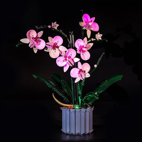 LED Light Kit for Lego Mini Orchid 10343 – Lighting Kit Compatible with Lego Orchid Flower Kit, Lighting Set for Botanical Collection (NOT Included The Building Set) in Kuwait