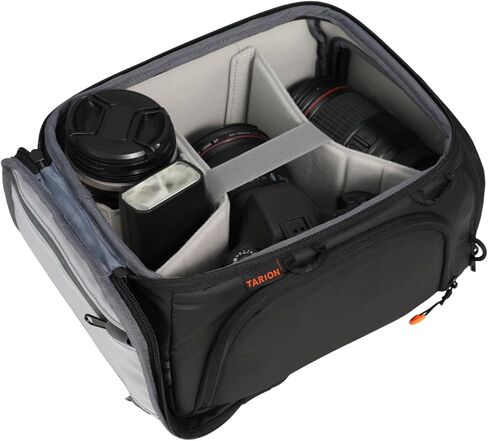 TARION Padded Camera Insert Bag - Protective Framed DSLR Inner Case Organizer - Fits 1 Camera and 2 Lenses - Removable Lid Compatible for DSLR SLR Mirrorless Cameras ShellCore XS in Saudi Arabia