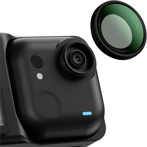 JJC Go Ultra Black Mist 1/2 Filter for Insta360 Go Ultra Accessories, Black Diffusion 1/2 Screw-On Filter, Dreamy Cinematic Mist Effect, Multi Coated Optical Glass Aluminium Frame, with Storage Case in Saudi Arabia