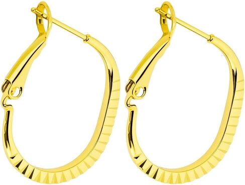 ToHeart 14K Gold Huggie Hoop Earrings for Women Lightweight Gold Plated Hoop Earrings Minimalist Hooped Birthday Christmas Party Gifts in Saudi Arabia