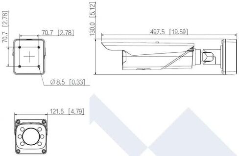LTS LXIP9943LPR-50R كاميرا أمان رصاصة 4 ميجابكسل مع الأشعة تحت الحمراء، التعرف على لوحة الترخيص، WDR الحقيقي، IP67، PoE+، صندوق توصيل مدمج، دعم بطاقة TF حتى 256 جيجابايت in Kuwait
