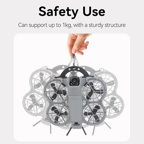 حقيبة الظهر/الحائط/سطح المكتب خطاف لحقيبة الظهر المحمولة DJI NEO 2، مشبك تثبيت على الحائط، حامل حامل مثبت على الحائط، ملحق يدعم ما يصل إلى 1 كجم in Saudi Arabia