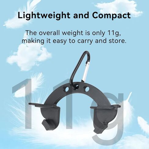 حقيبة الظهر/الحائط/سطح المكتب خطاف لحقيبة الظهر المحمولة DJI NEO 2، مشبك تثبيت على الحائط، حامل حامل مثبت على الحائط، ملحق يدعم ما يصل إلى 1 كجم in Saudi Arabia