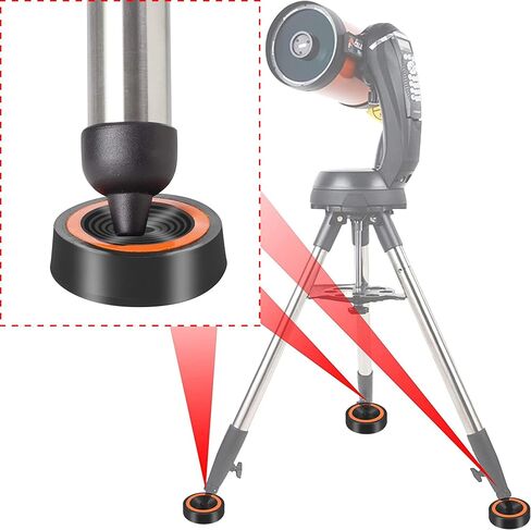 8x25 Waterproof Compact Monocular - Bundle with - Anti-Vibration Suppression Pads Telescope Mounts in Saudi Arabia