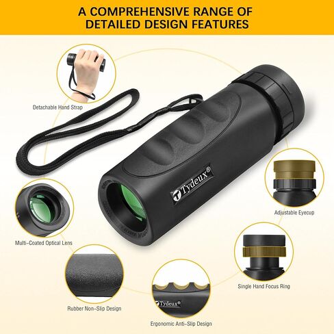 8x25 Waterproof Compact Monocular - Bundle with - Anti-Vibration Suppression Pads Telescope Mounts in Saudi Arabia