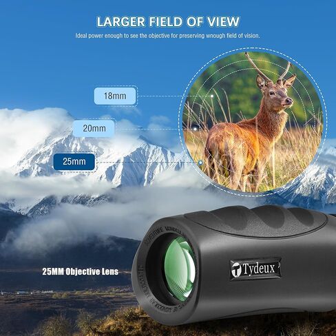 10x25 Waterproof Compact Monocular - Bundle with - Anti-Vibration Suppression Pads Telescope Mounts in Saudi Arabia
