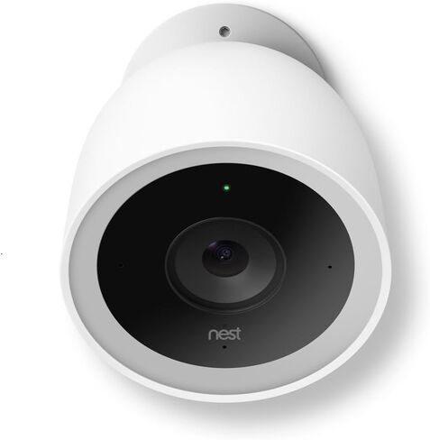 كاميرا مراقبة خارجية واحدة من Nest NC4100 Cam IQ، باللون الأبيض، حزمة واحدة (متجددة) in Saudi Arabia