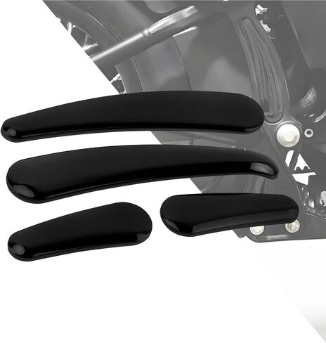 Hdbubalus دراجة نارية منحنية إطار Swingarm إطار إدراج مجموعة من أجل Harley Softail Fat Fls flstn flstc flstf 2008-2017 4pcs chrome in Kuwait