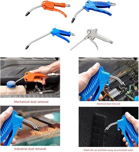 High Flow Air Blow Guns Pneumatic Air Nozzle Dust Guns Air Guns Compressor Accessories for Painting Car, 95*165mm in Saudi Arabia