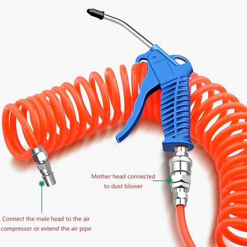 High Flow Air Blow Guns Pneumatic Air Nozzle Dust Guns Air Guns Compressor Accessories for Painting Car, 95*165mm in Saudi Arabia