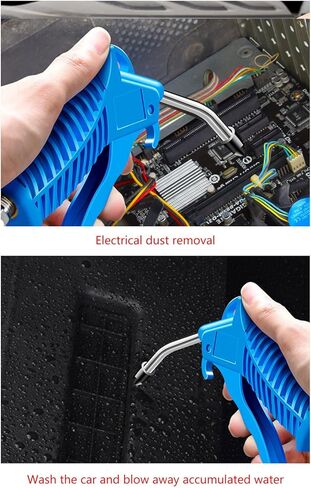 High Flow Air Blow Guns Pneumatic Air Nozzle Dust Guns Air Guns Compressor Accessories for Painting Car, 95*165mm in Saudi Arabia