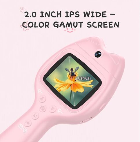 Handheld Digital Microscope, 500X Optical Zoom 2MP Camera 2.0 Inch Screen with 180Degree Rotating Lens for Kids Students Science Education (Roseate) in Saudi Arabia